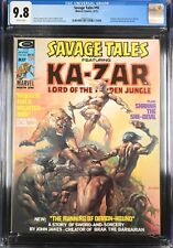 SAVAGE TALES #10 - CGC 9.8 - WP NM/MT - KA-ZAR - SHANNA SHE DEVIL  VALLEJO COVER picture