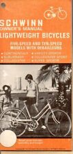 Schwinn 1973 Owner Manual Lightweight Bicycle Five and Ten Speed Derailleurs picture