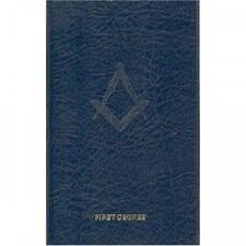 Masonic Emulation First Degree Only Ritual with a Bookcover picture
