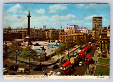 Vintage Postcard Nelson’s Column Trafalgar Square London picture