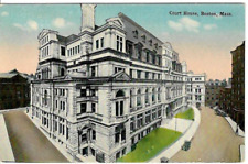 Postcard Boston, MA Court House Divided Unposted picture