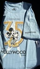 Disney Parks 2024 Hollywood Studios 35th Anniversary Passholder AP Blue Shirt L picture