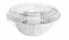 10 Pack of Disposable Aluminum Angel Food Pan with Clear Dome Snap on Lid #4060 picture