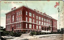 Brockton MA-Massachusetts, High School Building Exterior, Vintage Postcard picture