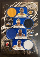 KOBE BRYANT / IVERSON... 2006 TOPPS LUXURY BOX SEVEN JERSEY 17/49 picture