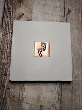 Ceramic Copper Wall Art Footprint By Rhys Coker picture