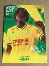 Bastien Meupiyou, France 🇫🇷 FC Nantes 2023/24 unsigned picture