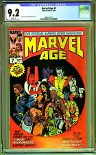 Marvel Age #7 CGC 9.2 Marvel 1983 1st “unofficial” App Spider-Ham X-Men picture
