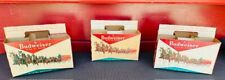 Vintage 1950's Budweiser Clydesdale Beer Six Pack Holders- Set of 3 picture