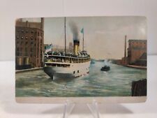 c 1905 SS Eastland STEAMER Ship LAKE MICHIGAN Postcard Antique Unposted picture