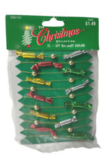 Mini Christmas Tree Gift Wrapped Candy Garland 3 Feet Long Beaded New Vtg 1994 picture