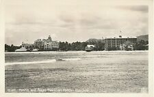 Moana & Royal Hawiian Hotel Honolulu Hawaii RPPC Unposted Vintage Postcard picture