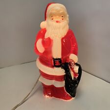 Vintage Empire Christmas Santa Claus Tabletop Blow Mold 13 Inch Lighted 1968 MCM picture