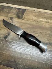 Vintage Handmade Hunting Knife Carbon Steel Blade 10.75” OAL Very Nice Knife picture