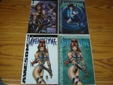 AVENGELYNE #1s (Lot of 4) White - Green - Variant - Pat Lee 1999 Awesome SEXY picture