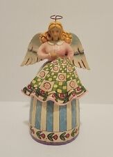 Jim Shore Heartwood Creek Stitch And Sew 'Til You're Aglow Sewing Angel Figurine picture