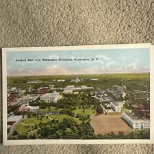 Looking East From Washington Monument, Washington DC Vtg White Border Postcard picture