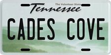 Cades Cove Tennessee Smoky Mountains Aluminum License Plate picture