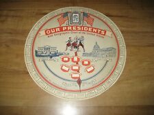 1931 Large Wheel Guide-Our Presidents & Geographic Chart Of The United States picture