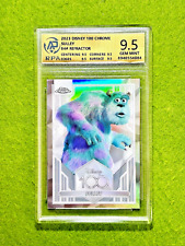 SULLEY of MONSTERS INC. Disney 100 REFRACTOR RPA 9.5 GEM MT SP 2023 Topps Chrome picture