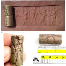 Roman bronze   Old   Rare cylinder seal intaglio  bead picture