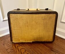 Vintage Singer 301A Sewing Machine Trapezoid Grasscloth Carry Case Only 301 A picture