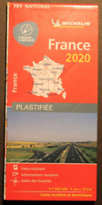 2020 Michelin PLASTICIZED road and tourist card FRANCE - n°791 picture