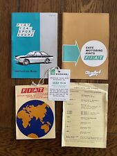 Vintage Fiat Instruction Book 124 Sport Coupe and Safe Motoring Hints 1968 picture