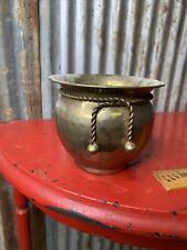 Vintage Bodley Solid Brass Pot Hammered Finish picture
