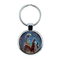 Pillars of Creation Keychain with Epoxy Dome and Metal Keyring picture