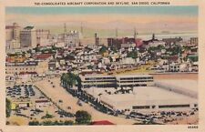 Postcard Consolidated Aircraft Corporation And Skyline San Diego California USA picture