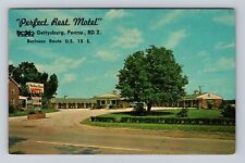 Gettysburg PA-Pennsylvania, Perfect Rest Motel Advertising, Vintage Postcard picture