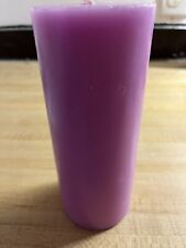 PartyLite 3x7 Unknown Scent Purple Pillar Candle picture