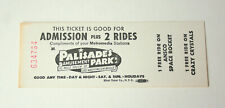 1964 1965 New York Worlds Fair Palisades Park WNEW Radio Admission Ticket Unused picture