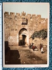 2 Photochrom (PZ) color photographic images. Jerusalem gates late 1800. picture