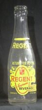 Vintage Regent Soda Clear Glass Bottle Pittsburgh PA picture
