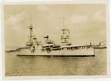 Vintage 1932 China Photograph Shanghai US Navy Ship USS Houston Sharp Photo picture