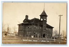 c1910's Salem High School Building Salem South Dakota SD RPPC Photo Postcard picture