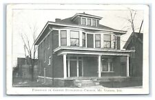1917 Mt Vernon, IN Postcard-  PARSONAGE OF GERMAN EVANGELICAL CHURCH MT VERNON I picture