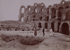 Tunisia, El Djem (El Jem), in the Ruins Vintage Print, Vintage Print  picture