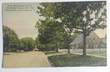 Vtg Postcard Southampton South Main Street Long Island NY Old Mackey House picture