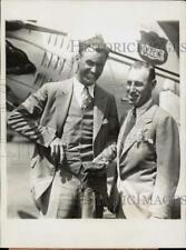 1928 Press Photo Fliers Harry Tucker & Art Goebel break transcontinental record picture