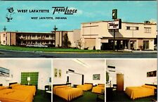 West Lafayette, Indiana TraveLodge Motel Vintage Chrome Postcard D575 picture