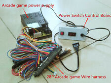 Arcade jamma Power supply kit 5V-12V with Wire Harness and Switch Plug and Play picture