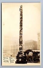 C.1930 RPPC SEATTLE WA TOTEM PIONEER, COLUMBIA BREW, LOVERA, HOTEL Postcard P10 picture
