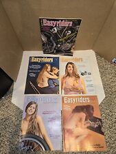 5 Vintage 1973 Easyriders Magazines,May,June,August Uschi Digard,October,Dec,Exc picture