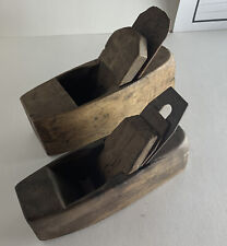 Lot of 2 Vintage Antique Wooden Planes - 7” And 8” picture