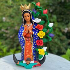 large Mexican Oaxaca folk art • virgin of Guadalupe • Concepion Josefina Aguilar picture