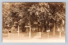 Knox IN-Indiana RPPC Hay House, Bass Lake, Antique, * Damaged Vintage Postcard picture