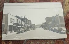 Vintage Iron River Michigan Photo Postcard Main Street  picture